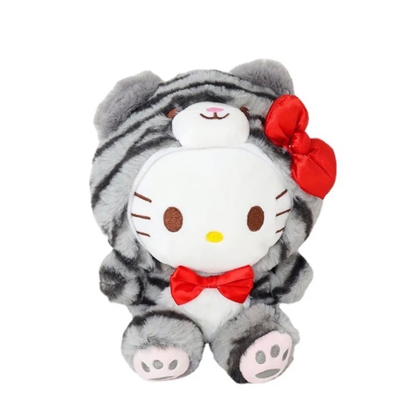 Hello Kitty Other - NWT Hello Kitty Zebra Bear 8” Doll Plush RARE